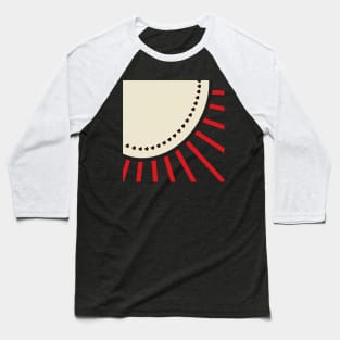 Asymmetrical Design Baseball T-Shirt